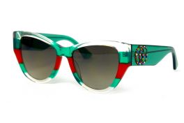 Солнцезащитные очки, Женские очки Gucci 3876-green-red